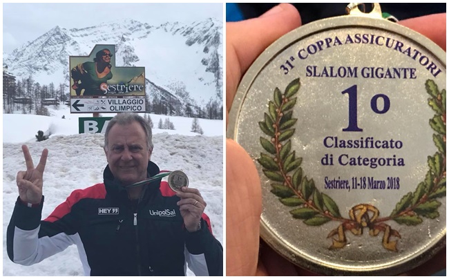 Diego Parodi campione italiano di sci agenti assicurativi