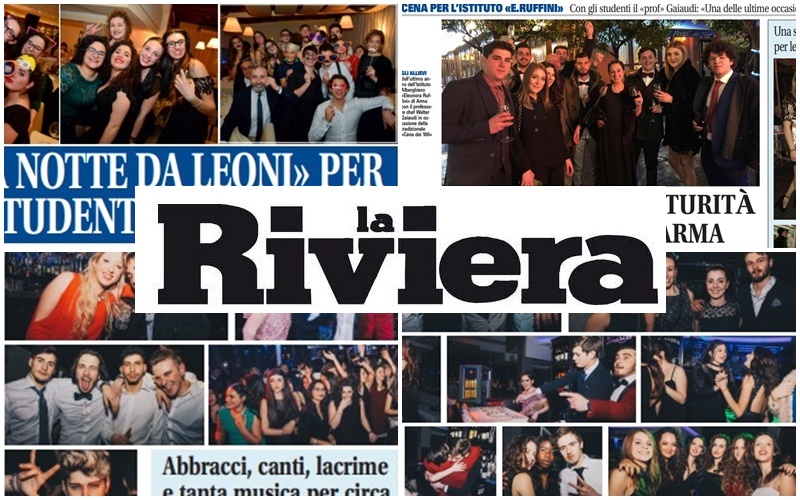 Le foto più belle dei maturandi alla Cena dei 100 su La Riviera