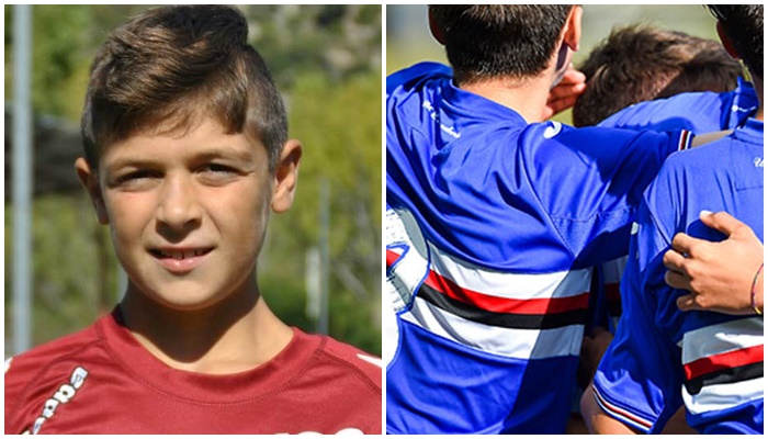 Sampdoria convoca 11enne di Ventimiglia Thomas Ferrante per amichevole a Parma