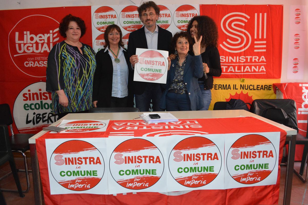 Lucio Sardi presenta la propria candidatura a sindaco per la sinistra, bordate su Scajola