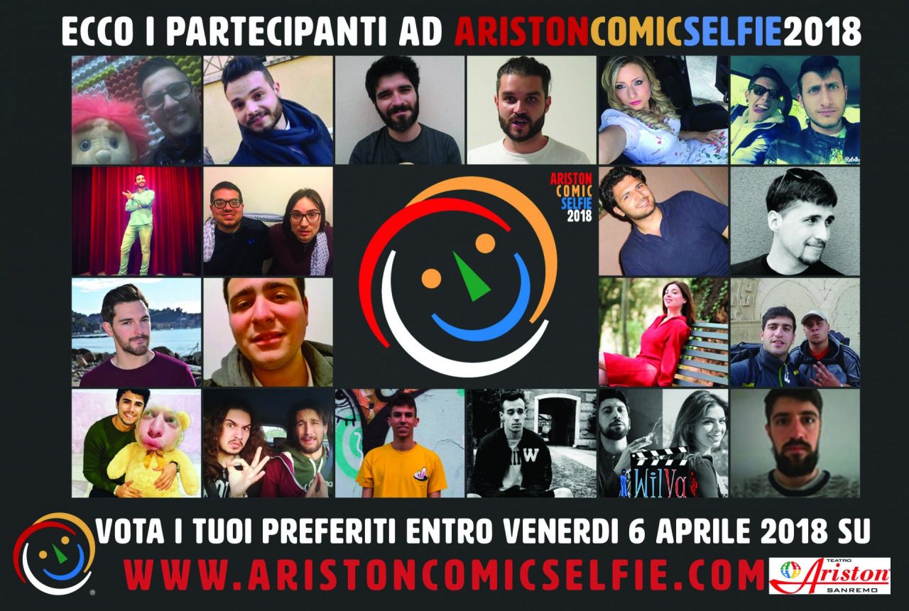 Ariston Comic Selfie: aperte le votazioni sul web per la prima fase dello spettacolo