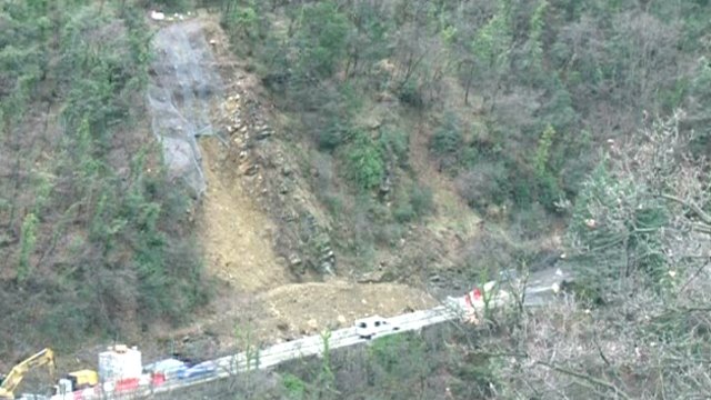La val Roja francese in ginocchio per una frana