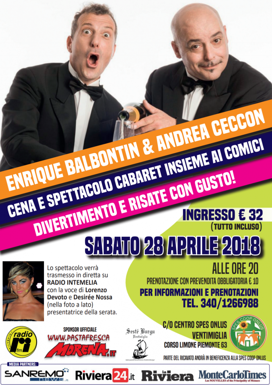 Risate con gusto a Ventimiglia insieme a Blabontin e Ceccon