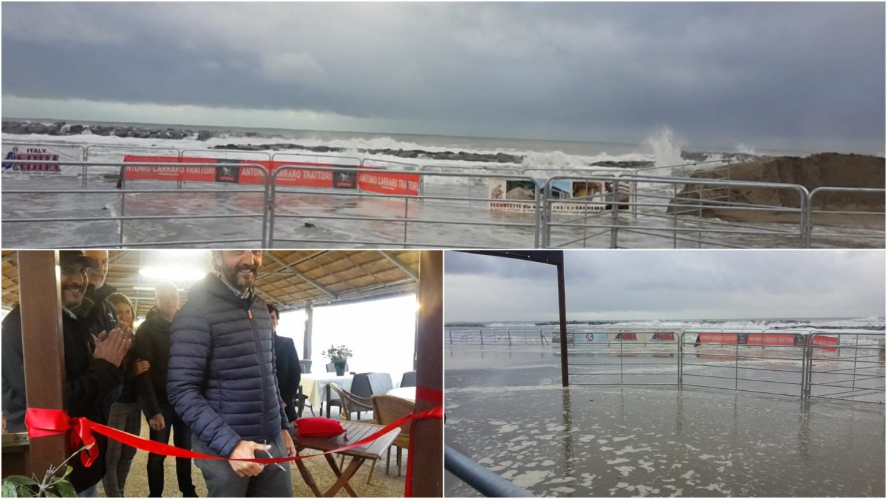 Mareggiata non ferma il quarto Barrel on the Beach
