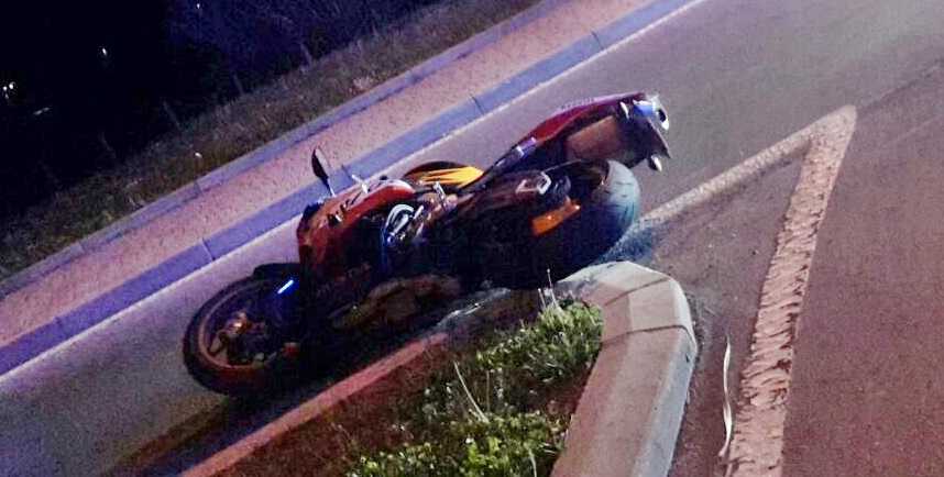 Motociclista 40enne ferito in un incidente a Camporosso