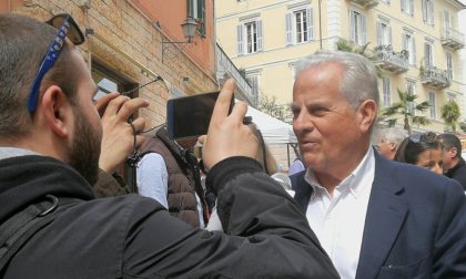 Il candidato sindaco Claudio Scajola ha inaugurato i due point elettorali