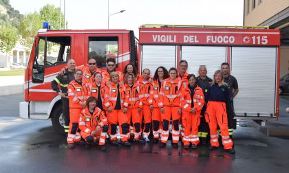 La Croce Verde Intemelia a lezione dai Vigili del Fuoco