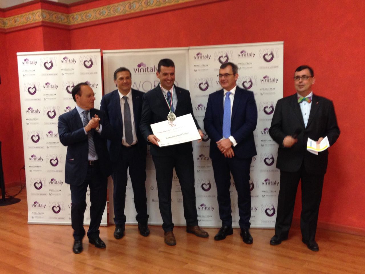 L’azienda agricola Calvini vince prestigioso premio a Vinitaly