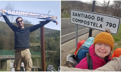 I colori della Sanremese in viaggio sul Cammino di Santiago