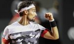 Fabio Fognini avanza a Roma