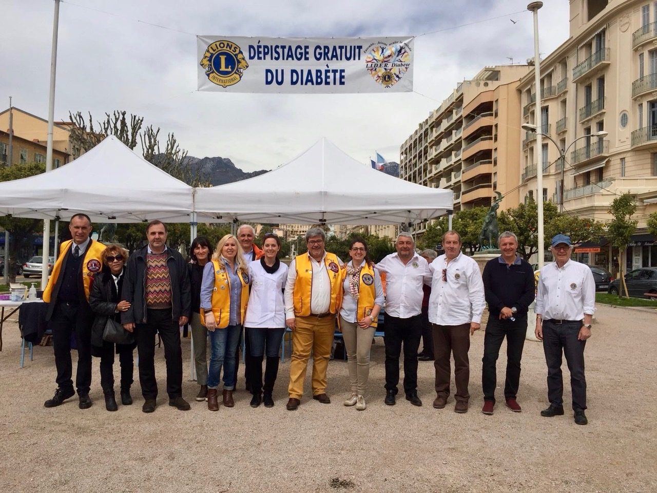 Lions Ventimiglia e Mentone uniti contro il diabete