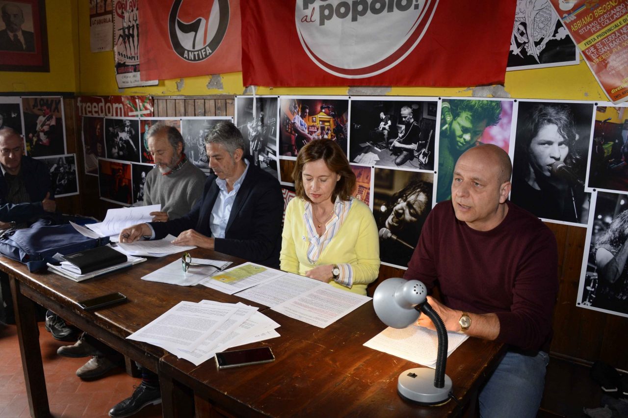 Potere al popolo presenta il suo candidato sindaco