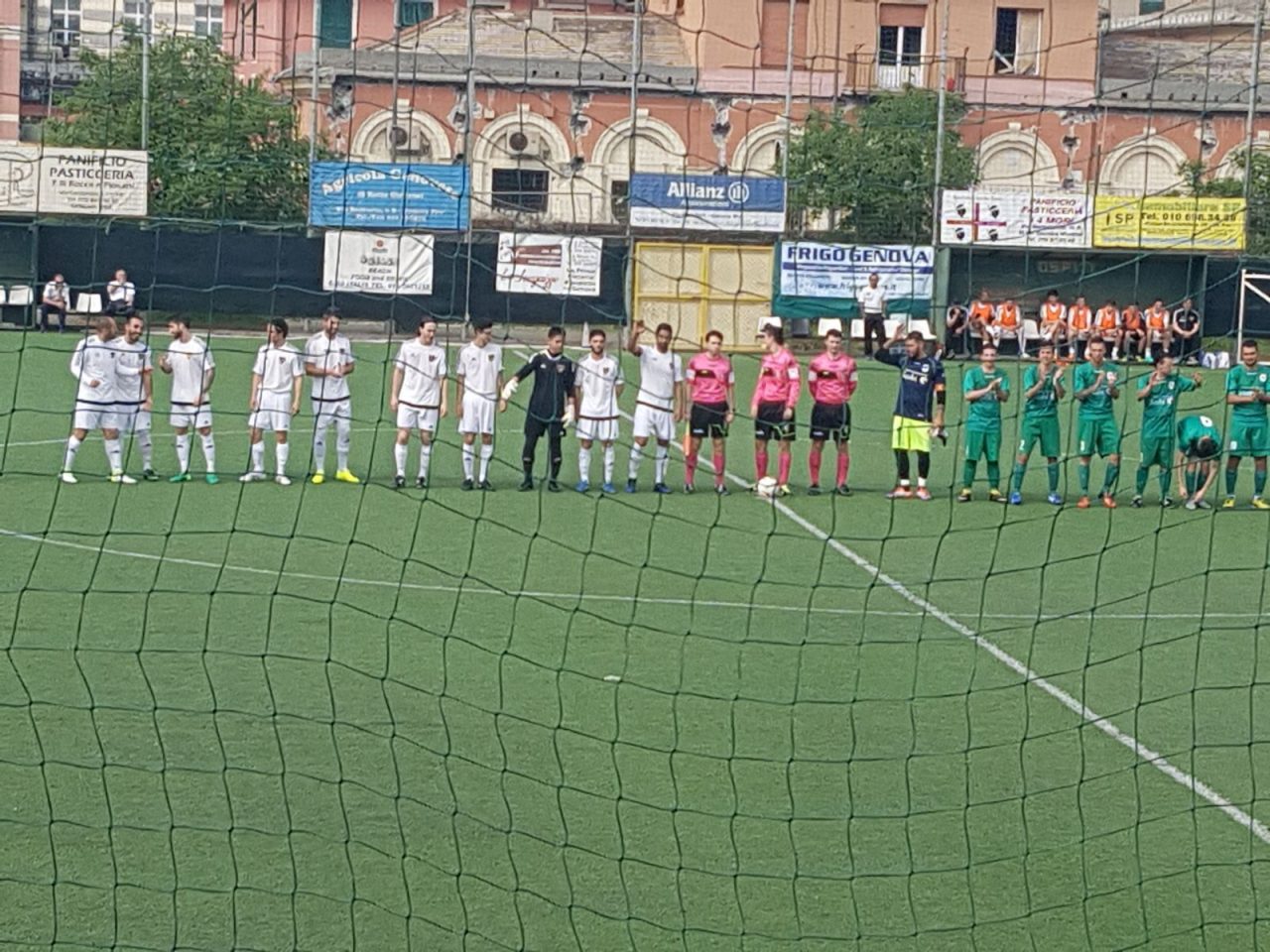 Cappotto dell’Ospedaletti Calcio sulla Praese