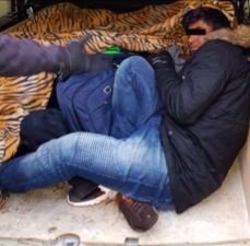Nascondeva 4 migranti nel bagagliaio, tra valige e borsoni: arrestato