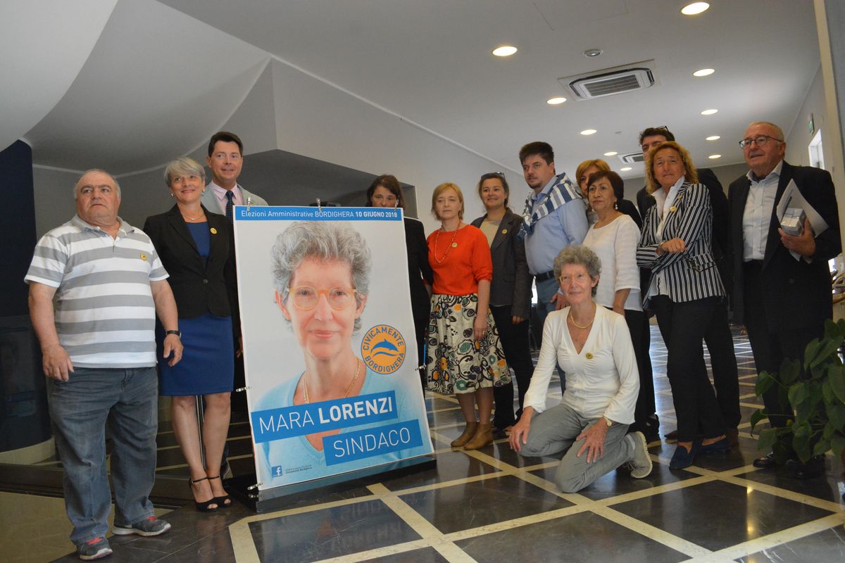 Comunali Bordighera: ecco la lista che sostiene Mara Lorenzi