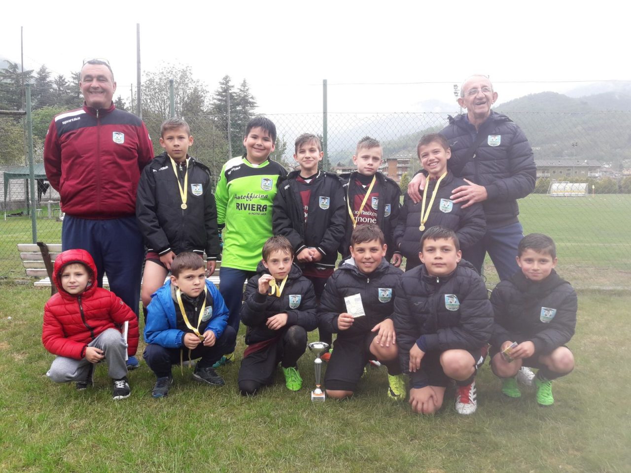 Ragazzi dell’Oneglia Calcio inaugurano il nuovo campo a 7