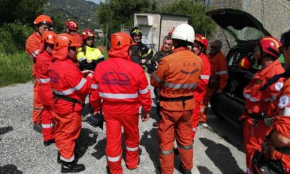 Il corso antincedio boschivo con i ragazzi dell'Agrario