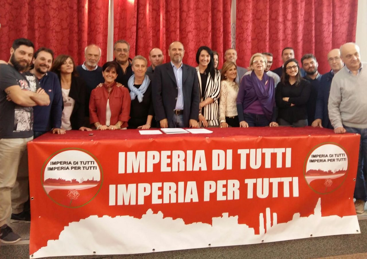Per Guido Abbo sindaco presentata oggi la lista “Imperia di tutti, Imperia per tutti”
