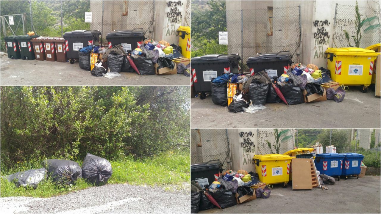 Discarica a cielo aperto con i bidoni accanto: l’inciviltà a San Giovanni (Foto)