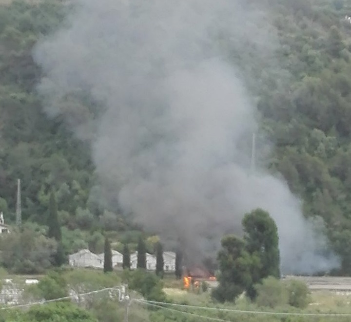 Incendio serra Camporosso