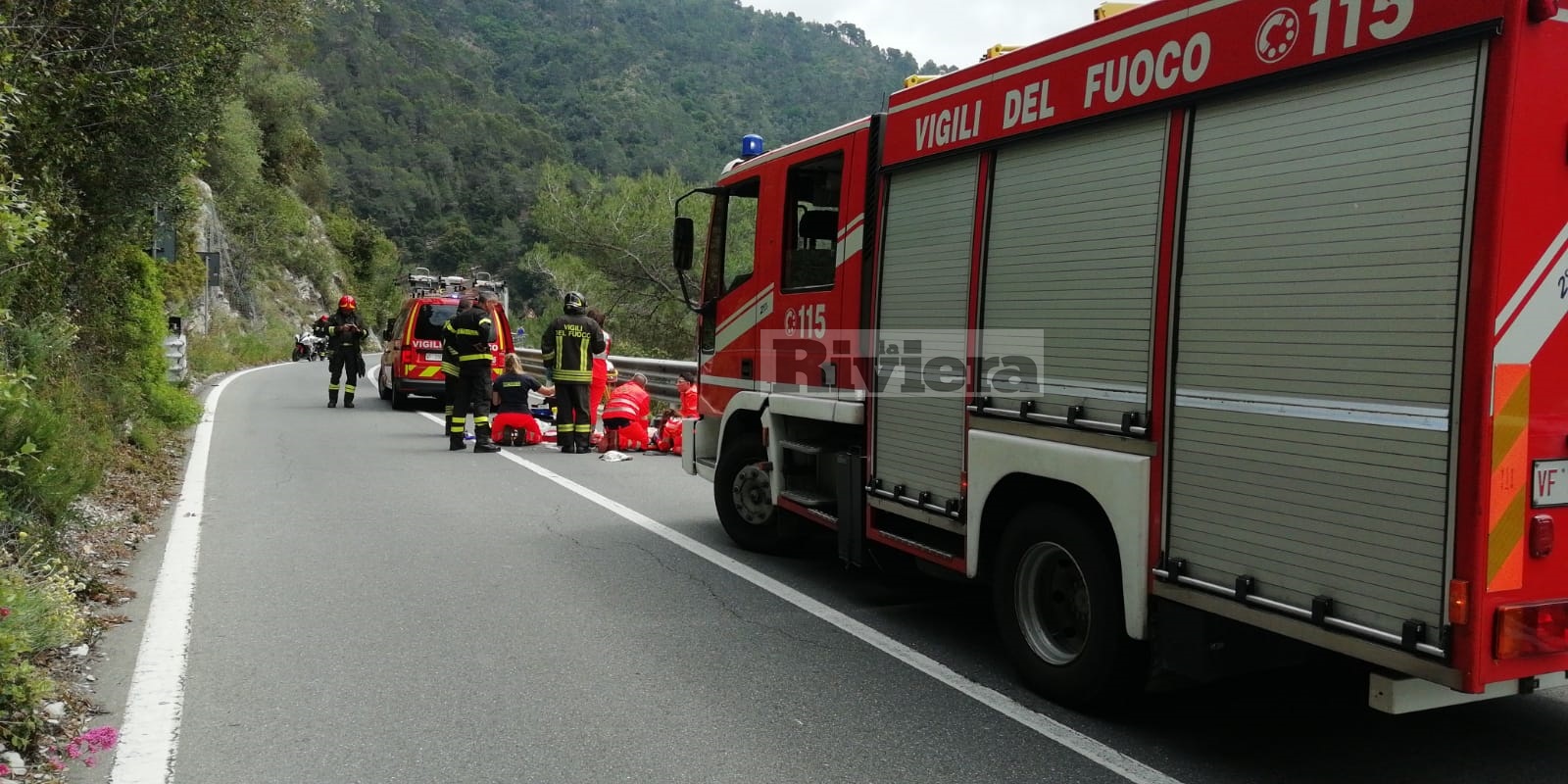 Incidente Olivetta San Michele moto gamba amputata_03