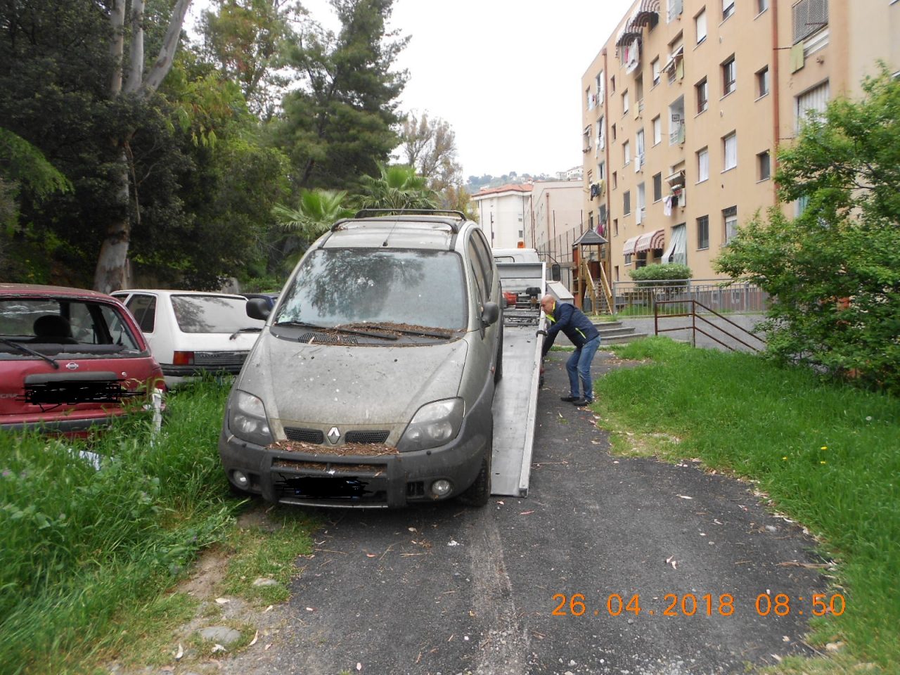 Ripulita l’area di Via Lamarmora