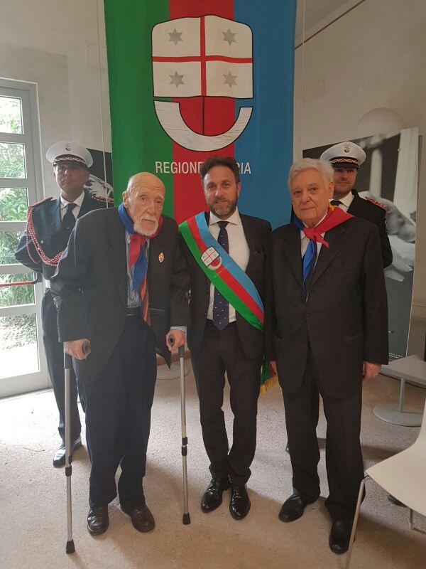 Piana con Radmann e delegato nazionale ANVGD Mohoratz