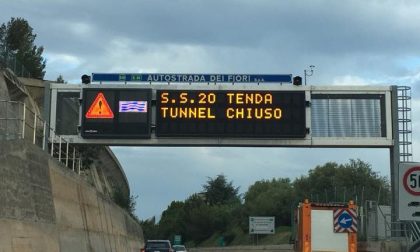Tunnel del Tenda chiuso al traffico per un guasto tecnico