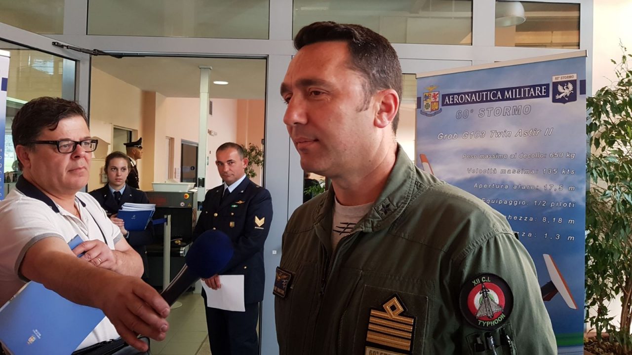 Oggi prove di volo con l’Aeronautica Militare
