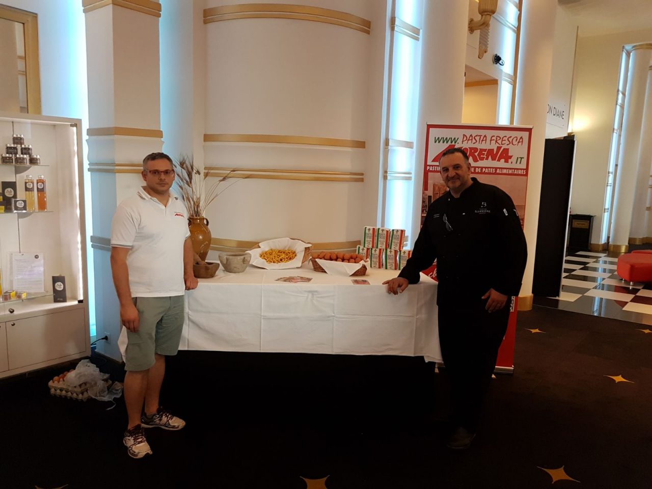 Il Pastificio Pasta Fresca Morena ambasciatore delle eccellenze italiane a Mentone