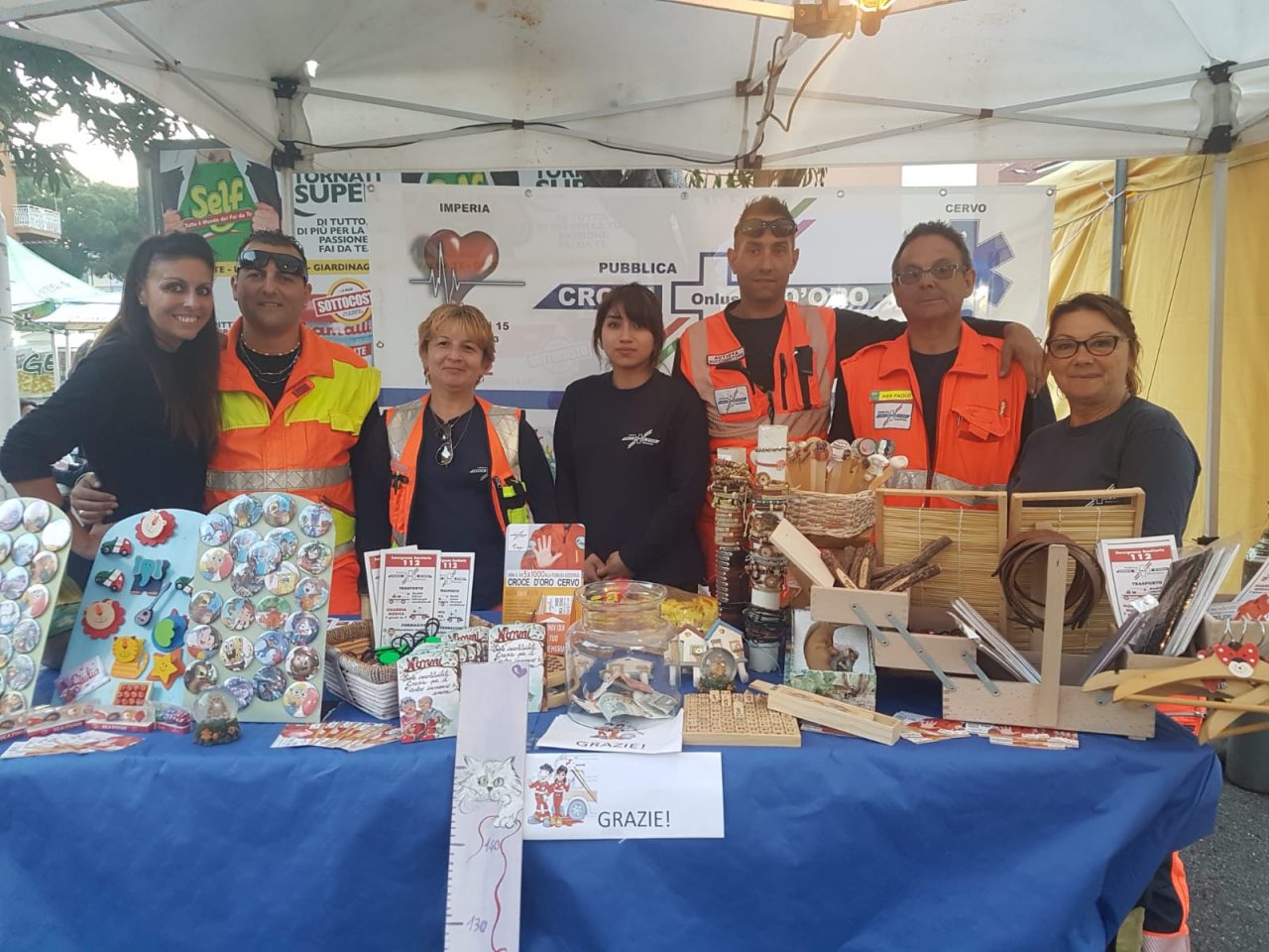 I ringraziamenti della Croce d’Oro ai Comuni di Diano Marina e San Bartolomeo