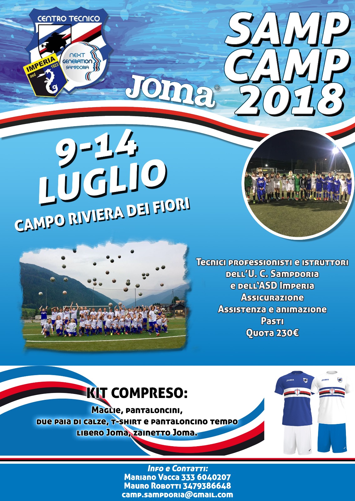 Locandina Samp Camp 2018