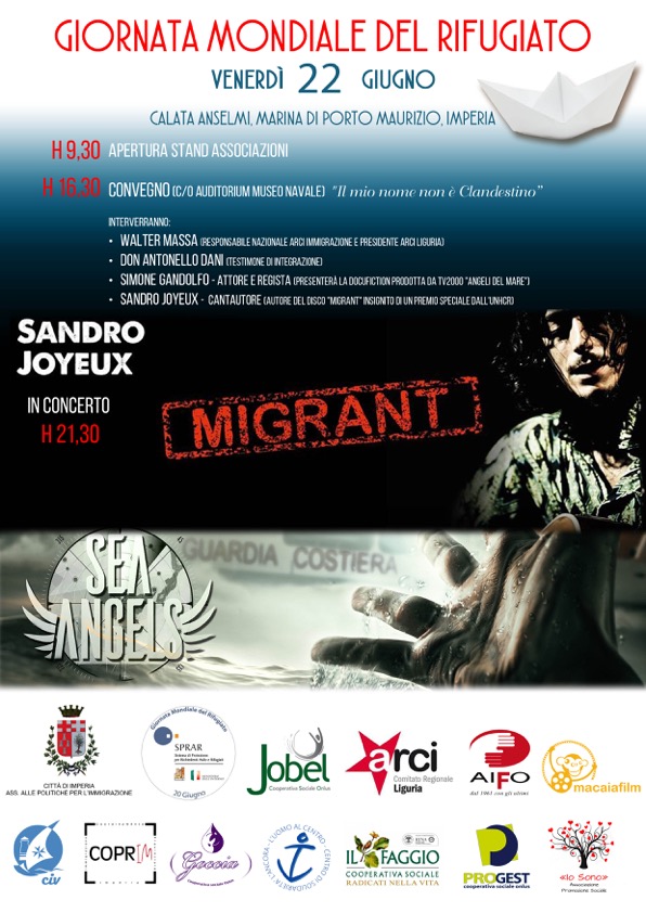 Imperia: il programma per la Giornata Mondiale del Rifugiato