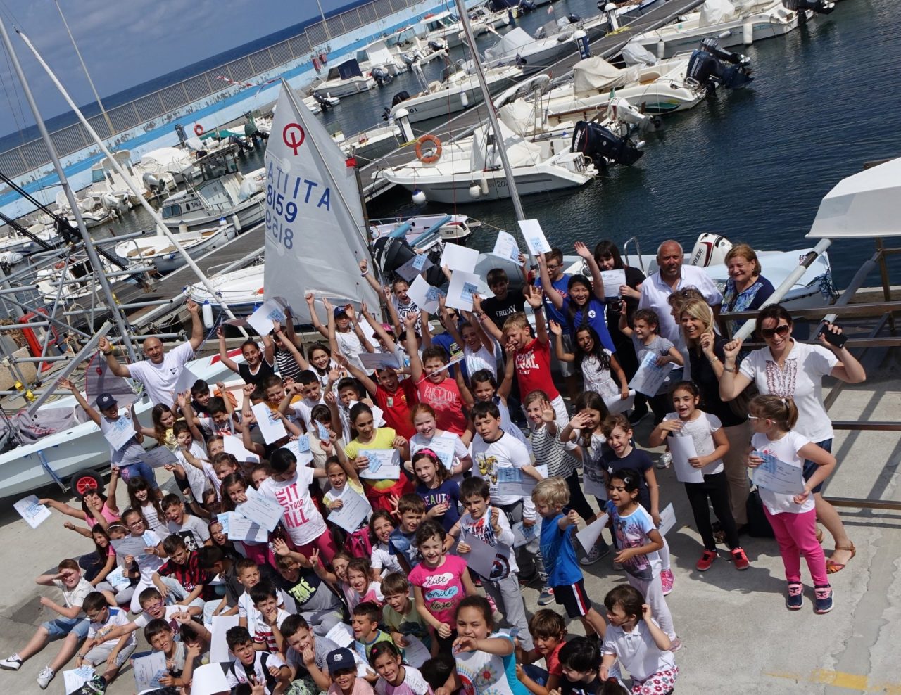 Gli alunni delle scuole elementari a tu per tu con l’olimpionico Diego Negri