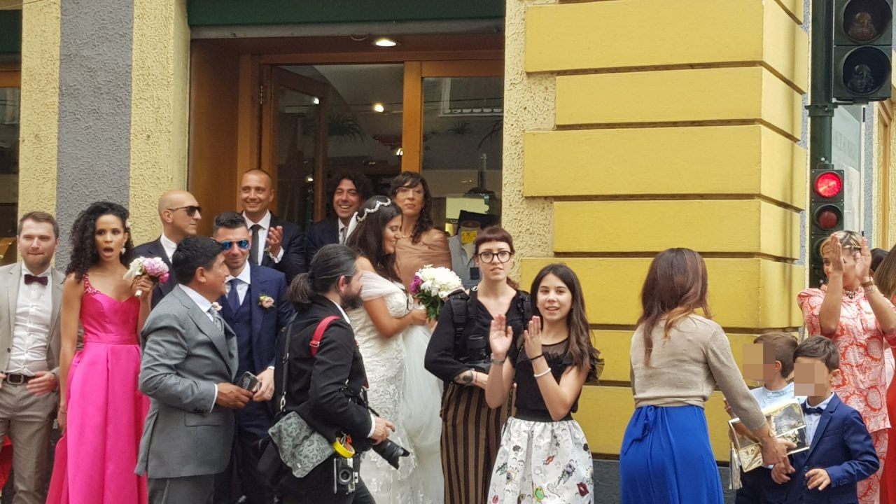 Matrimonio speciale ieri a Sanremo