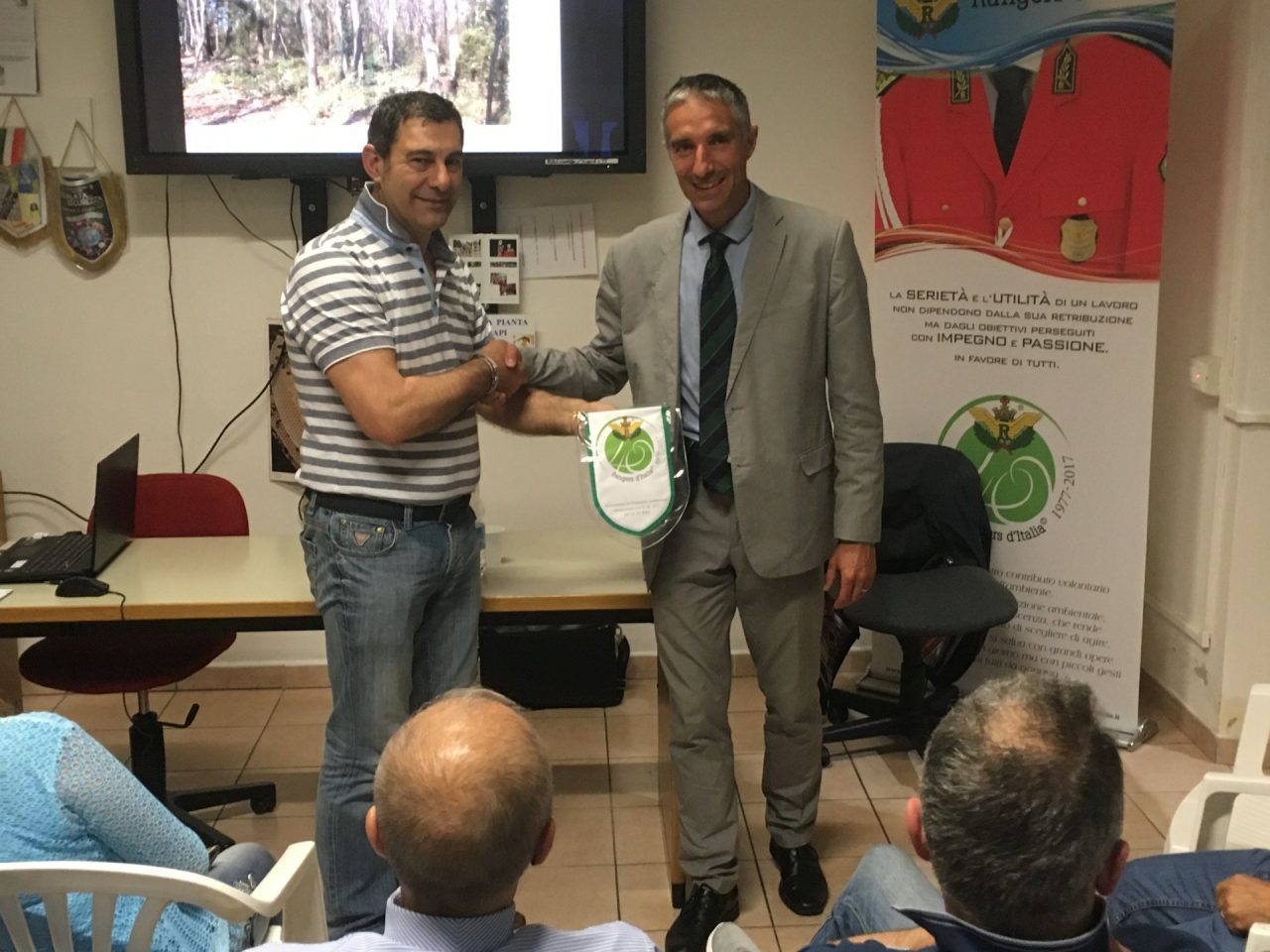 I Rangers incontrano i carabinieri forestali di Imperia