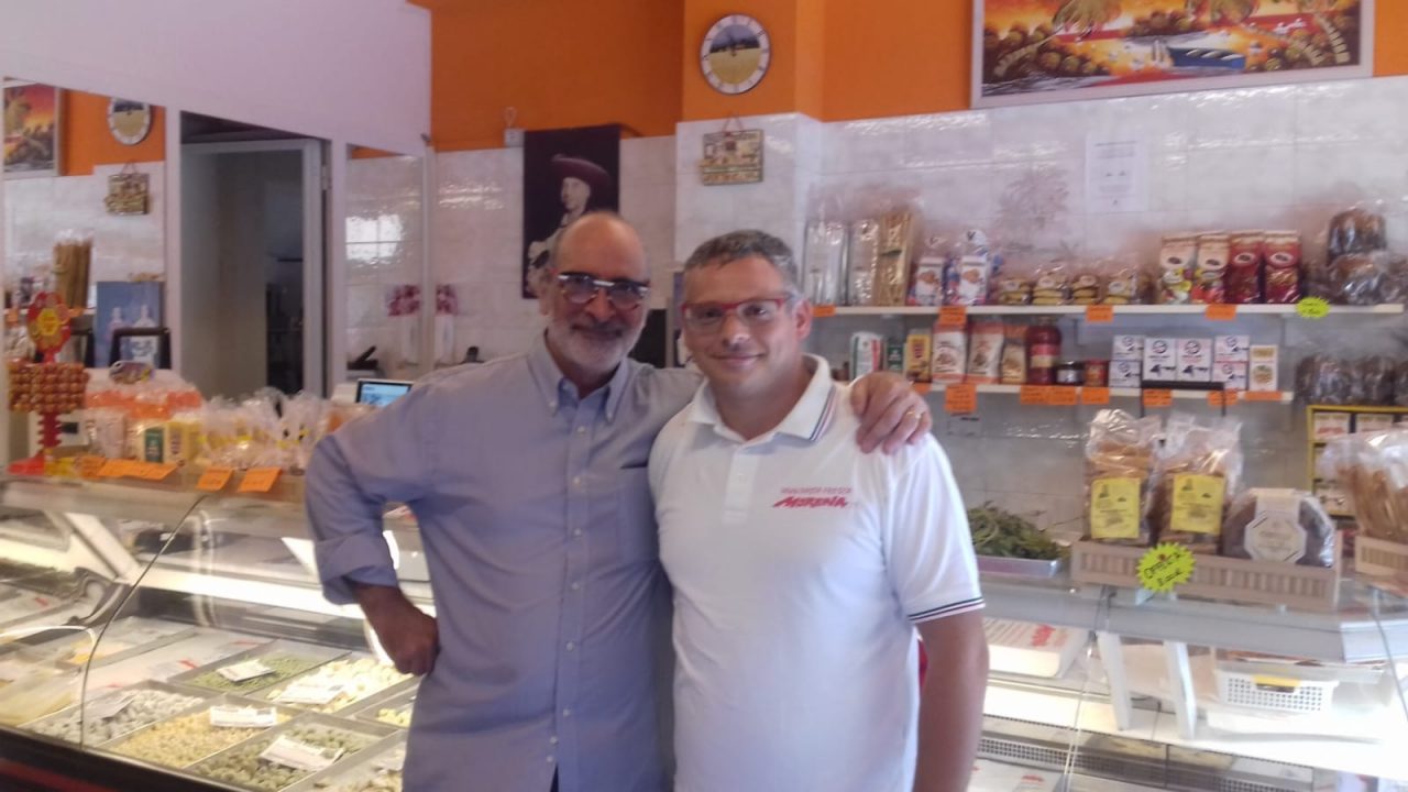 Ventimiglia: Andy Luotto in visita alla Pasta Fresca Morena