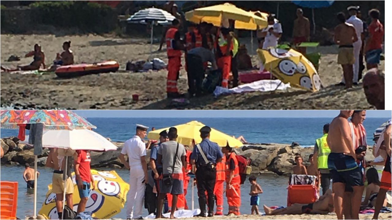 Tragedia ad Arma di Taggia, muore giovane bagnante
