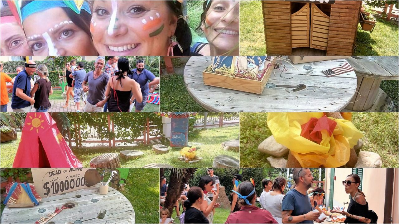 Indiani e cow-boys invadono il Nido Abracciaperte