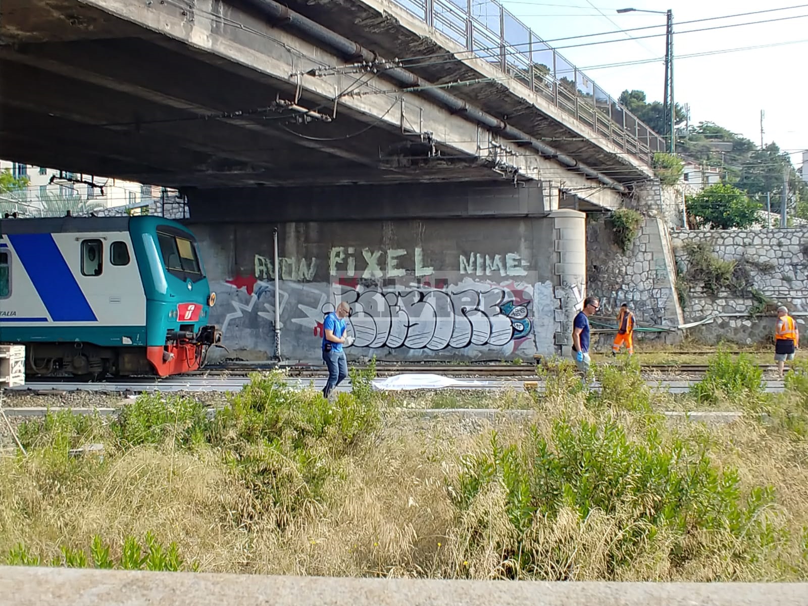 Investimento treno ferrovia Ventimiglia