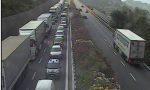 Incidente in autostrada: traffico bloccato