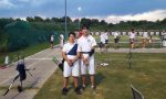 Il bottino dell'Archery Club Ventimiglia alla gara in notturna