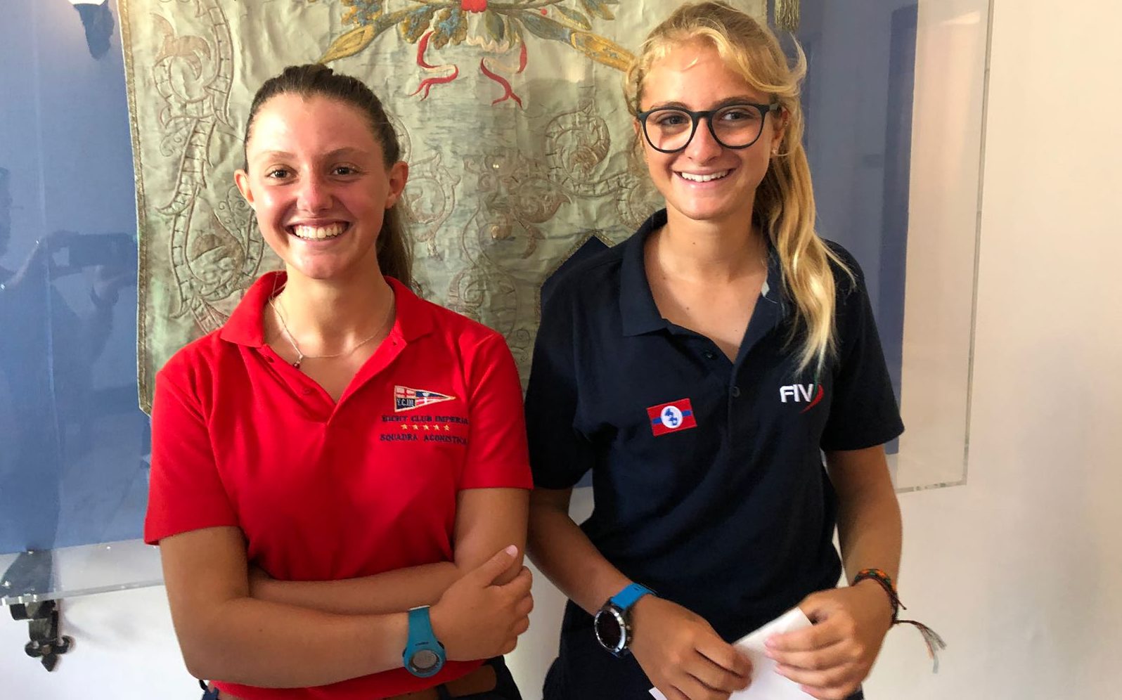 Elena e Francesca in partenza per i Campionati Mondiali di Newport ...