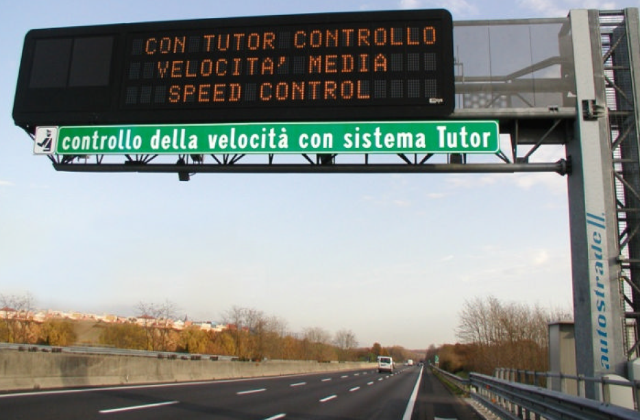Tutor disattivati sulle nostre autostrade