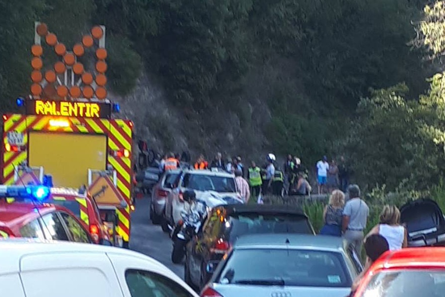 Incidente tra Mentone e Sospel in val Roja