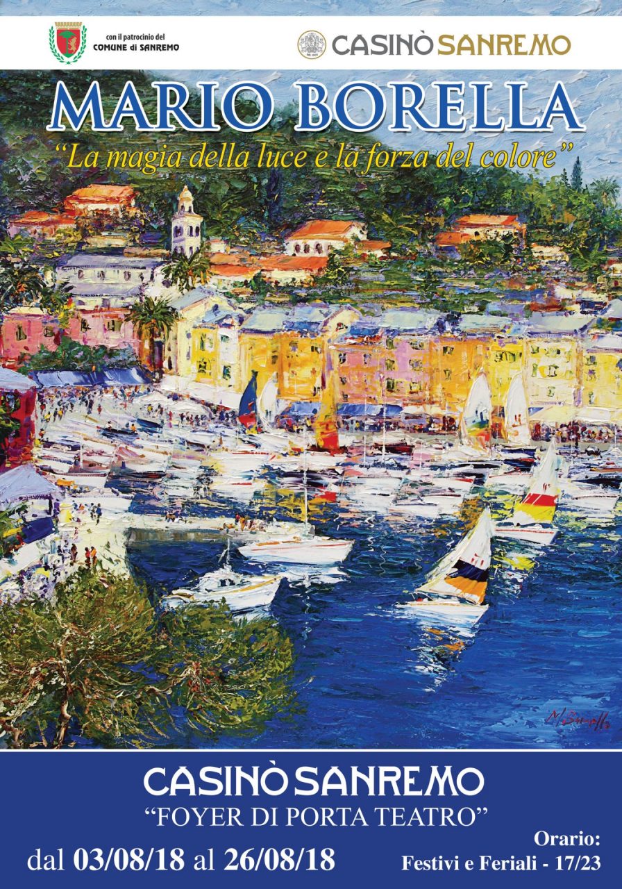 Casinò: oggi inaugurazione mostra Mario Borella