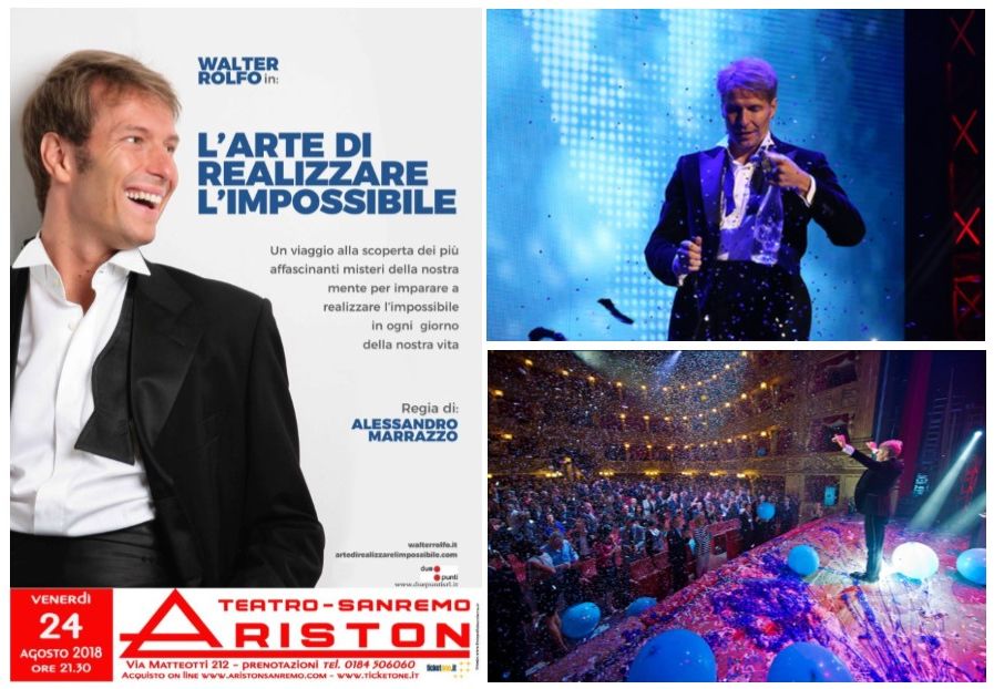 L’arte di realizzare l’impossibile: spettacolo al Teatro Ariston