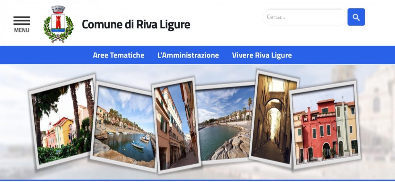 Riva Ligure online il nuovo sito del Comune