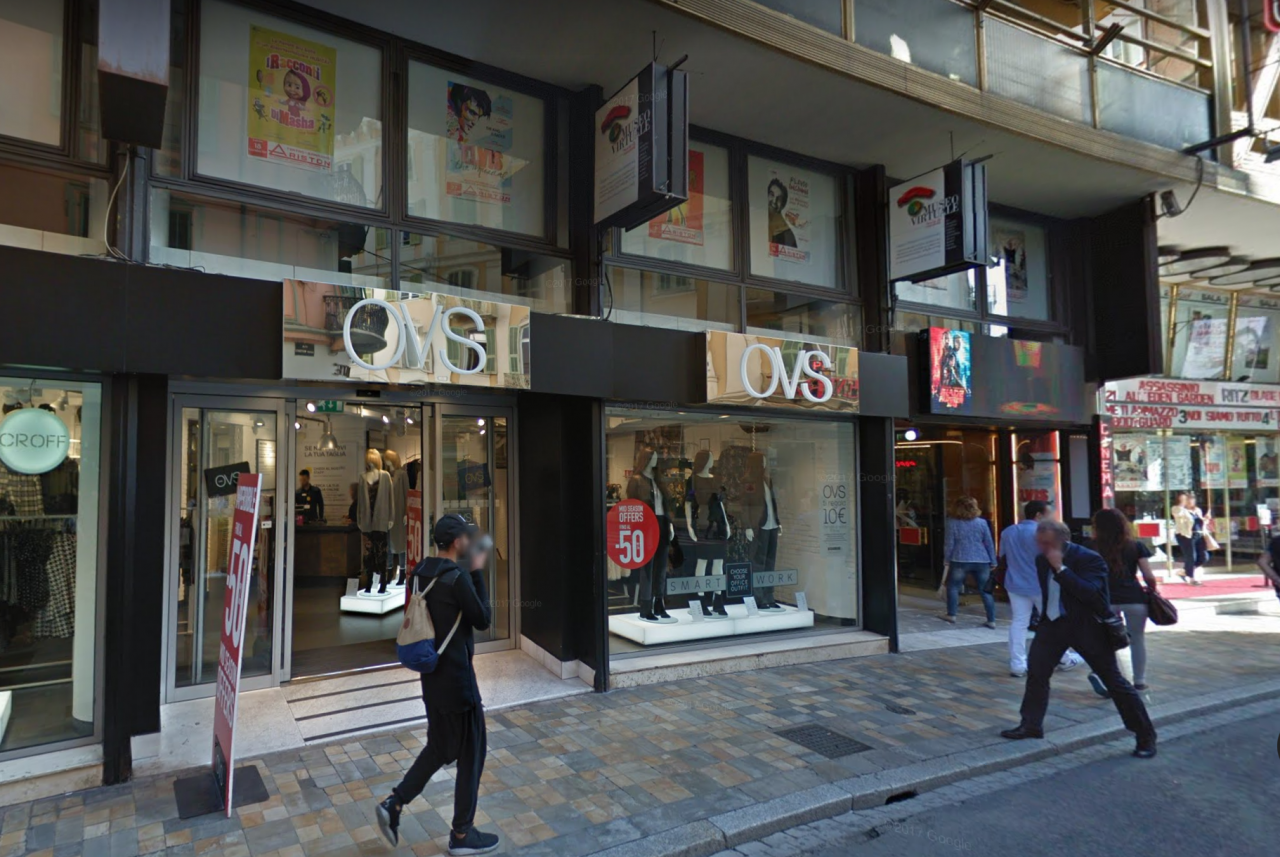 OVS Sanremo tentata rapina nel reparto neonati