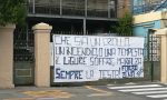 Forza Zena: striscione solidale degli ultrà della Sanremese